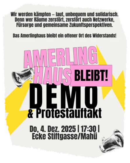 Amerlinghaus Retten!