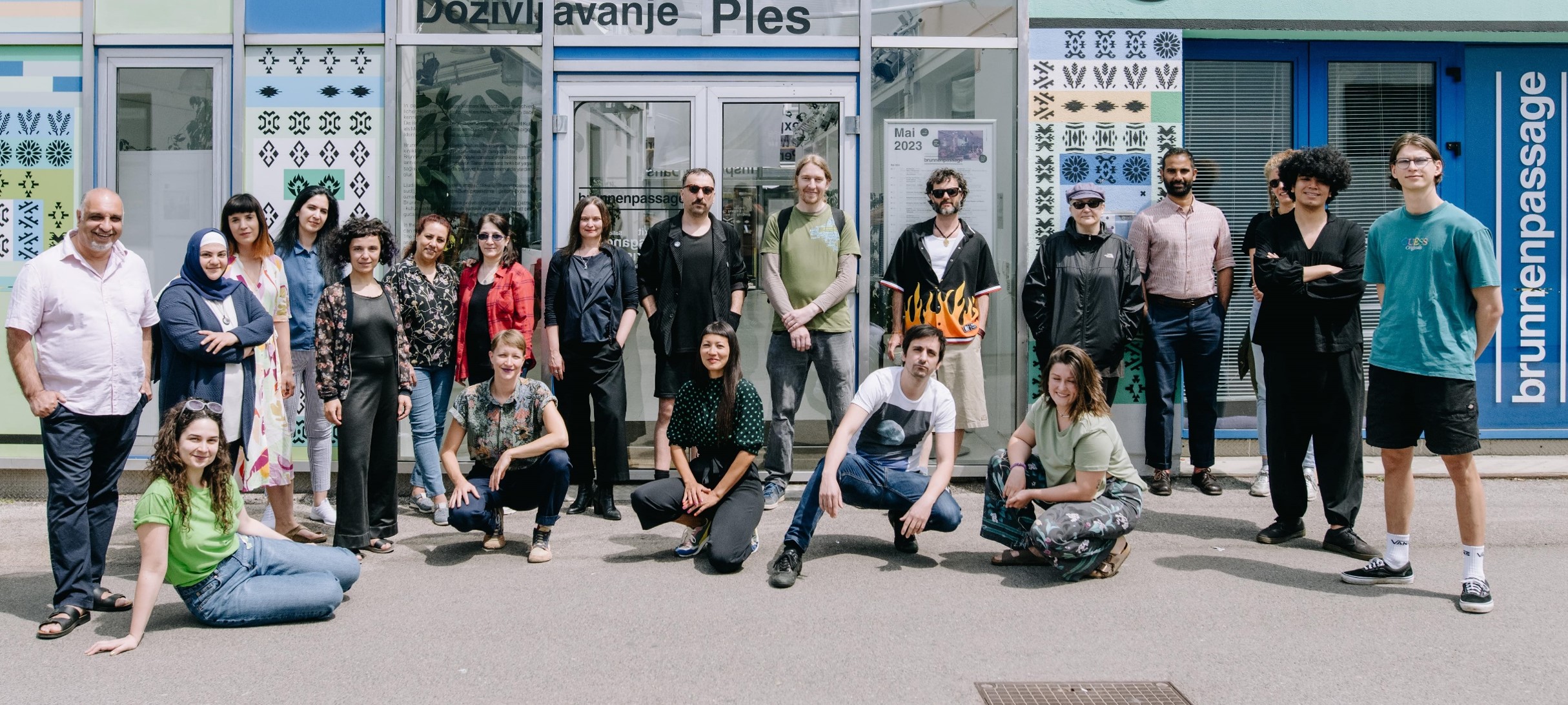 Teamfoto Brunnenpassage 2023 © Igor Ripak