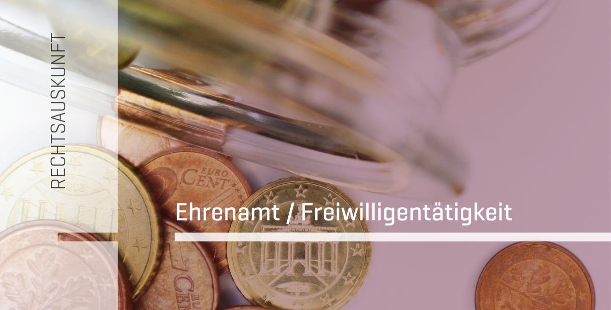 Symbolbild: Möglichkeiten der finanziellen Aufwandsentschädigung / Anerkennung ehrenamtlicher Tätigkeit