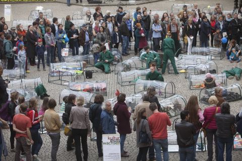 IG KiKK Symposium "Kultur muss wachsen/naj raste kultura" anlässlich des Schwerpunktjahres für freie Kulturinitiativen 2016 im Landhaushof.